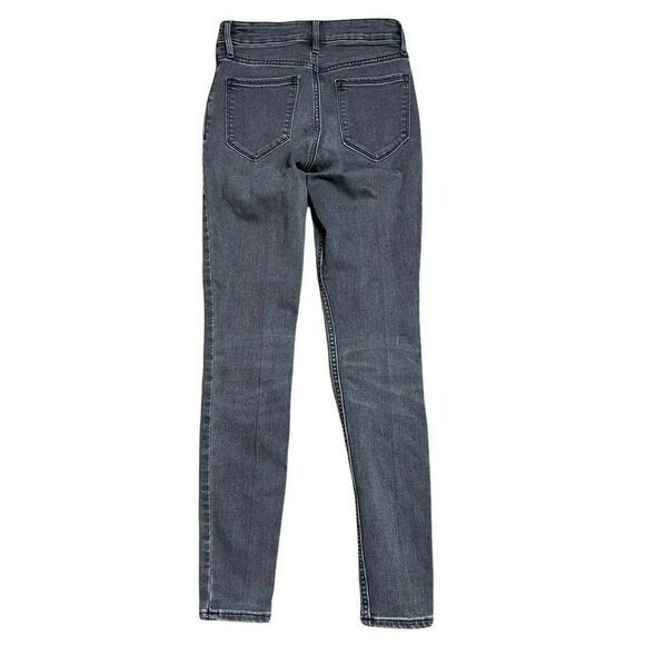 ATHLETA Sculptek Women's Gray Fade Washed Skinny Jeans 0 Stretch - Picture 3 of 7